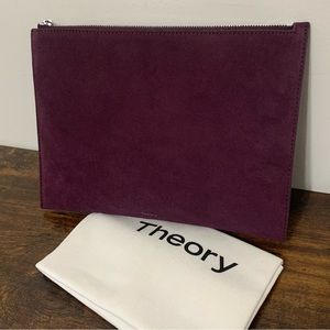 Authentic Theory Suede Dark Mulberry Pouch